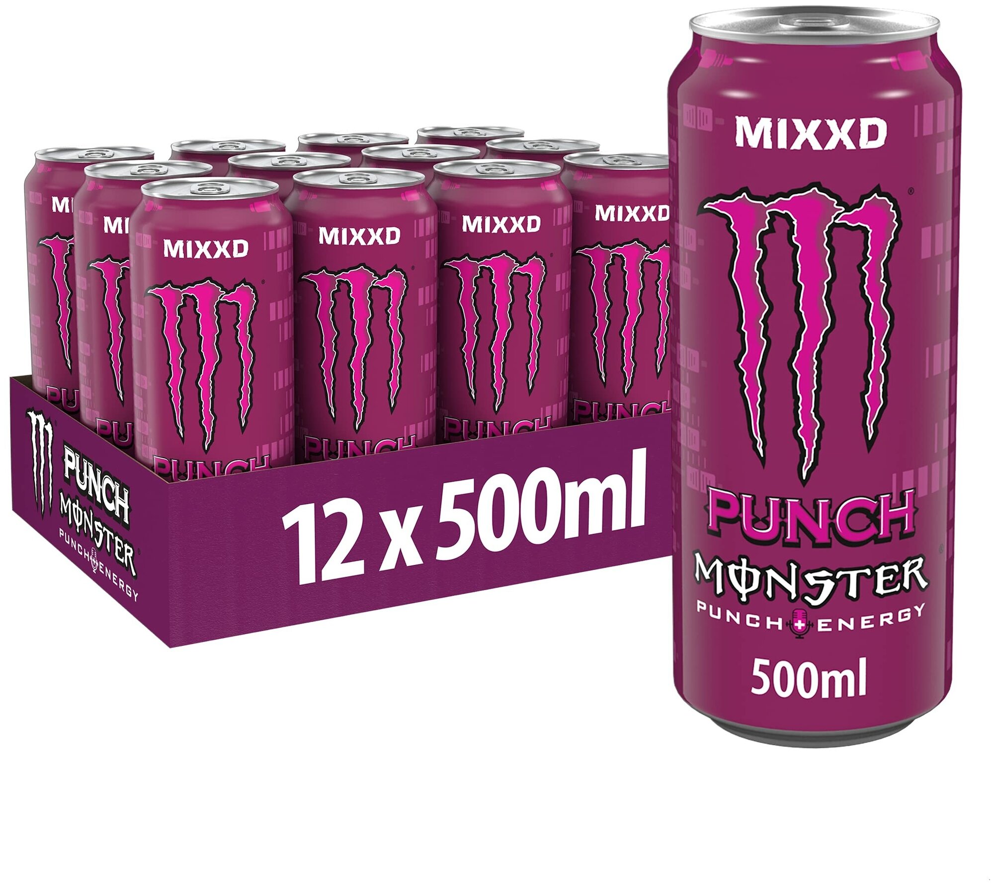 Энергетик Monster Energy MIXXD Punch /Энергетический напиток Монстер Энерджи упак. 12 шт. - фотография № 1