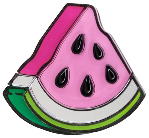 Долька арбуза /Slice of watermelon , brooch, color