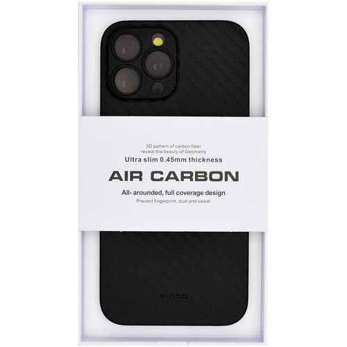 Чехол для iPhone 14 Pro Max AIR Carbon-Чёрный