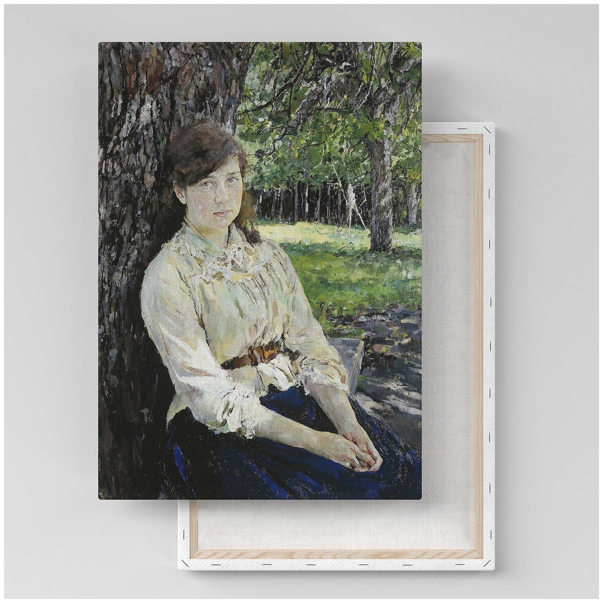 Картина валентина серова девушка освещенная солнцем