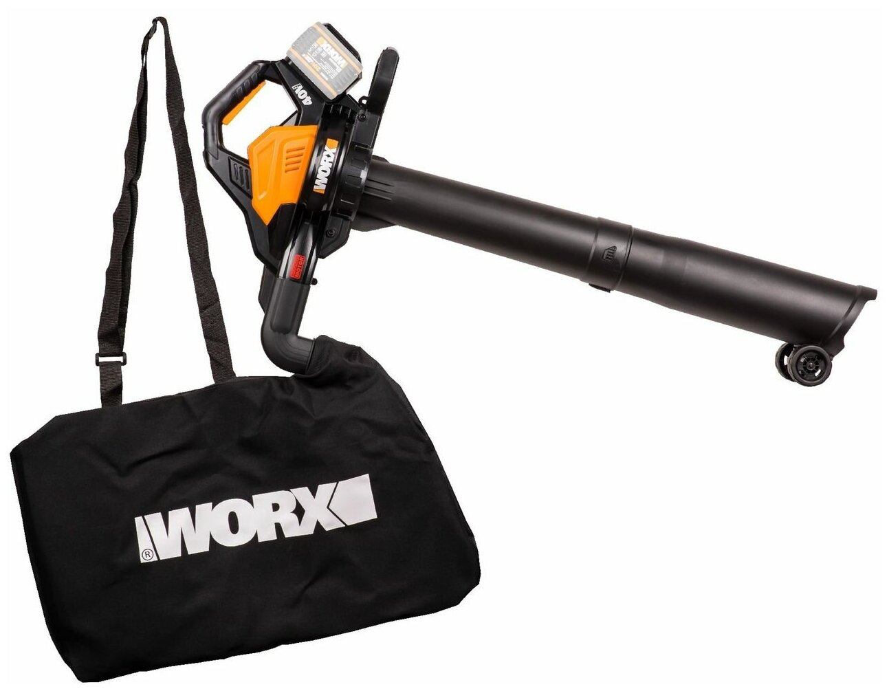 Аккумуляторный пылесос / воздуходувка бесщеточный WORX WG583E.9, 40В, без АКБ и ЗУ - фотография № 15