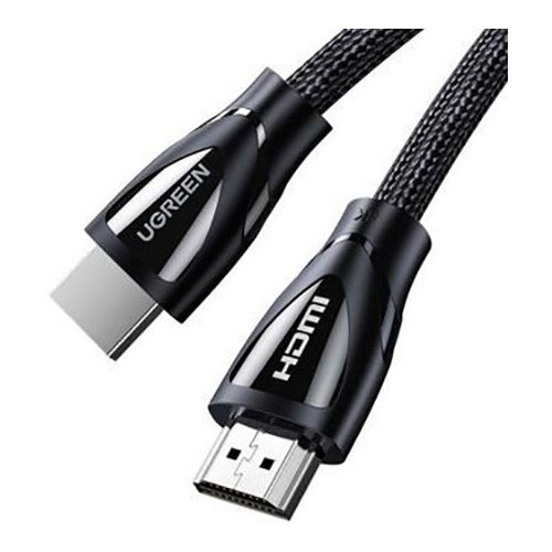 Аксессуар Ugreen HD140 HDMI A M/M Cable with Braided 1m Black 80401 аксессуар ugreen hd140 hdmi a m m cable with braided 1m black 80401