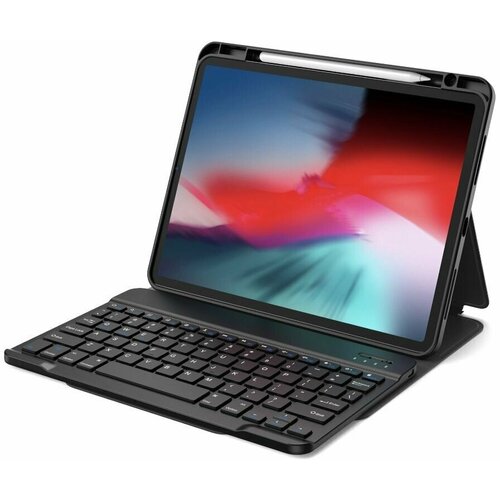 Чехол с клавиатурой для айпада WiWU Protective Keyboard на iPad Pro (10 поколения) 10.9 дюймов (2022 года) - Черная