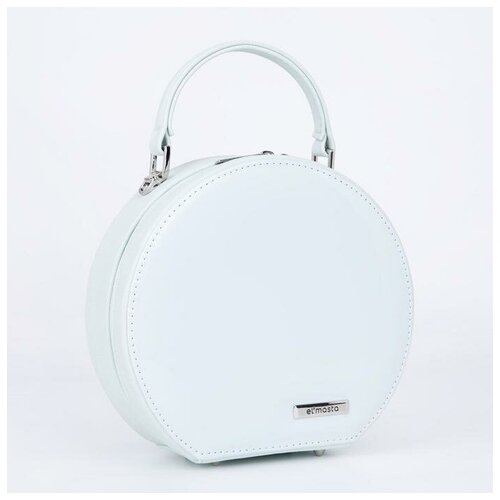 фото Кросс-боди, отдел на молнии, наружный карман, длинный ремень, цвет бирюзовый эль маста