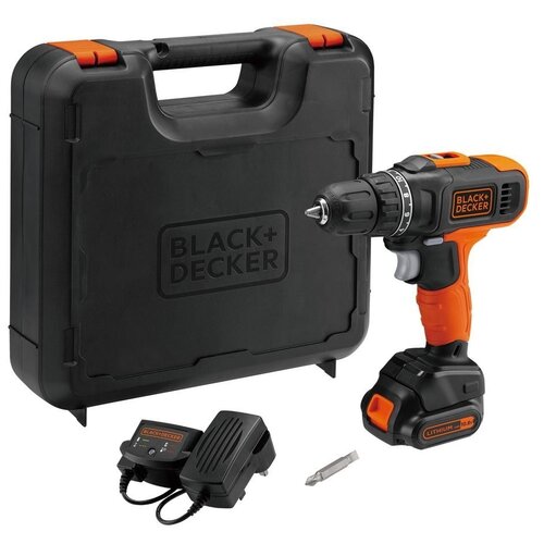 Аккумуляторная дрель-шуруповерт BLACK+DECKER BCD7122CK