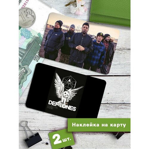 Наклейки на банковскую карту Deftones Стикеры рок музыка