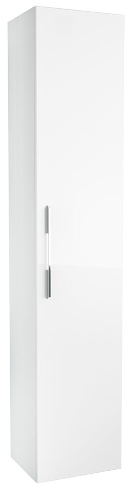Шкаф-пенал для ванной Diborg Katarine 35, (ШхГхВ): 34.7х35.5х170 см, белый глянец