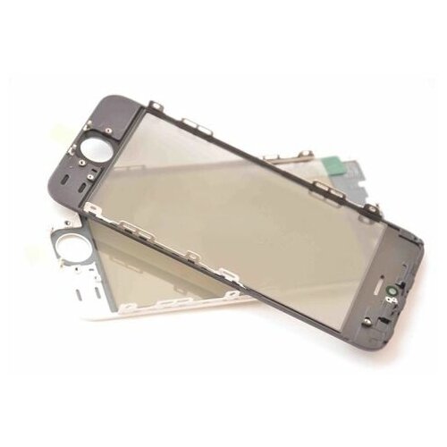 Стекло + рамка + пленка OCA для iPhone 6 черное стекло для переклейки iphone 12 pro max с тачскрином и oca пленкой 1 шт