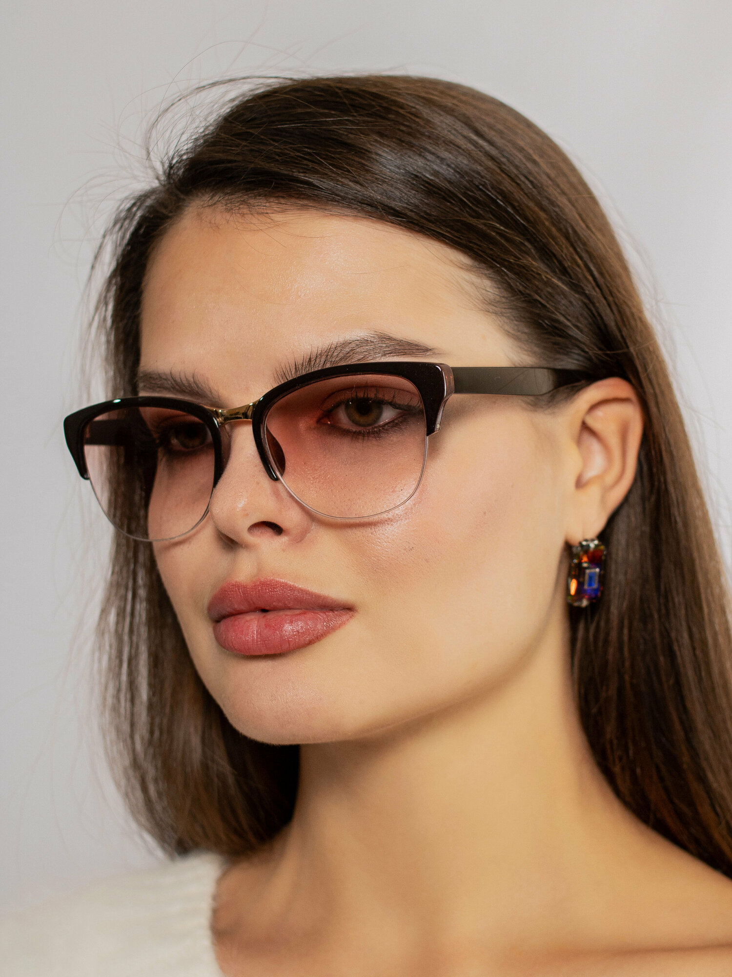 Очки для зрения женские +1 / Готовые корригирующие очки с диоптрией +1 / Очки для чтения