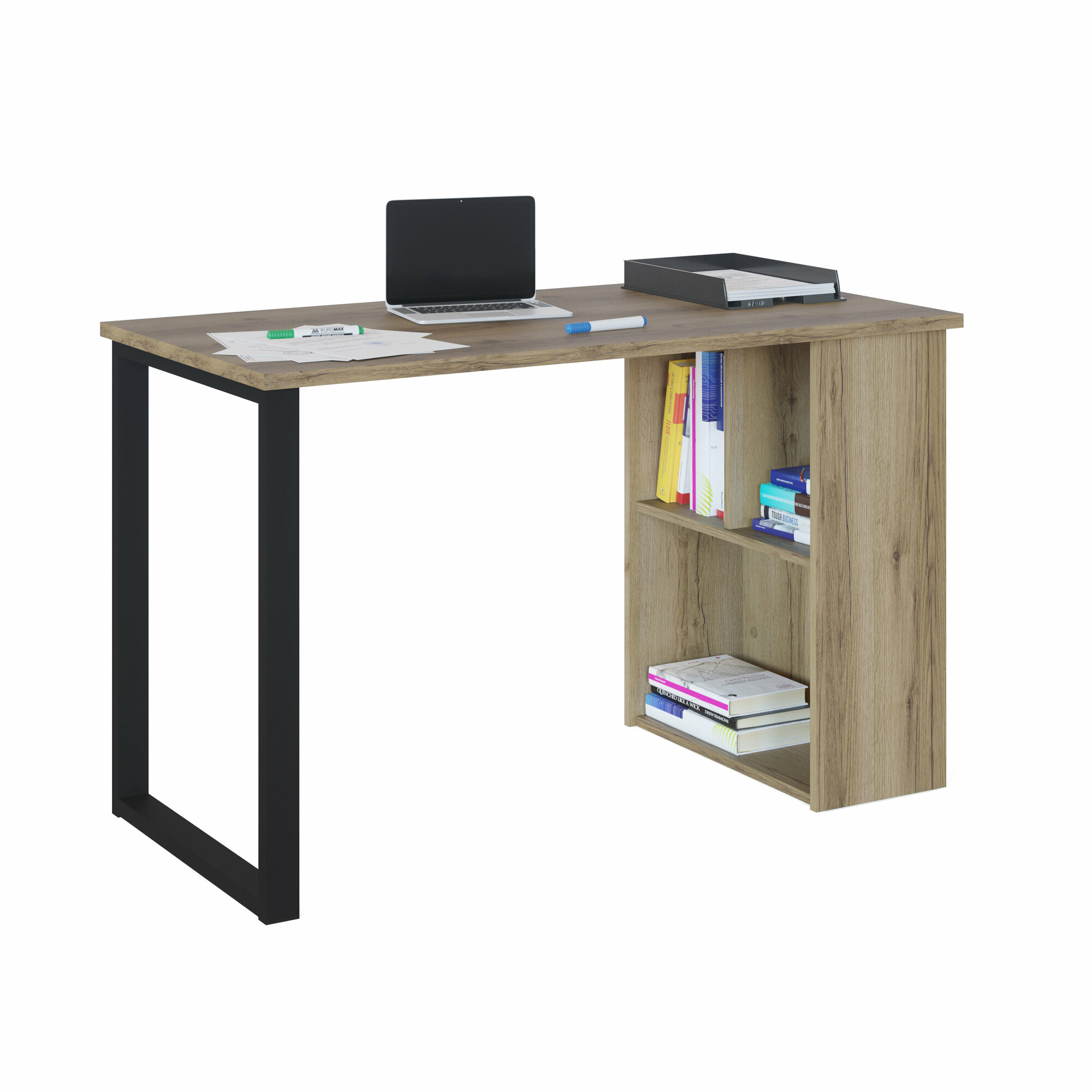 Письменный стол СПМ-201, цвет дуб делано, ШхГхВ 120х60х75 см, НЕ универсальная сборка