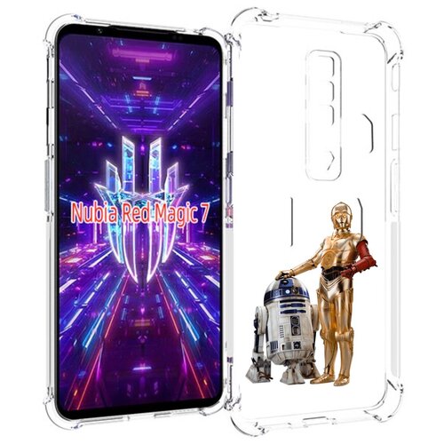 Чехол MyPads starwars-звездные-войны для ZTE Nubia Red Magic 7 задняя-панель-накладка-бампер чехол mypads starwars звездные войны для zte nubia red magic 1 5g задняя панель накладка бампер