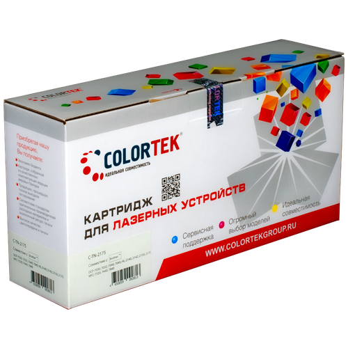 Картридж Colortek CT-TN2175 черный