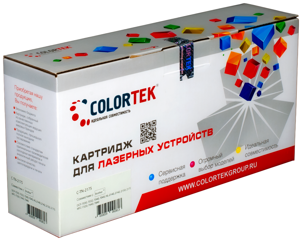 Картридж Colortek CT-TN2175 черный