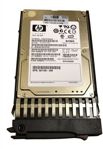 Жесткий диск HP 537805-B21 72Gb SAS 2,5" HDD