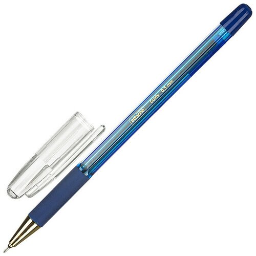 фото Ручка шариковая неавтоматическая attache goldy, 0,3мм, син, масл,не с манж 11 шт.