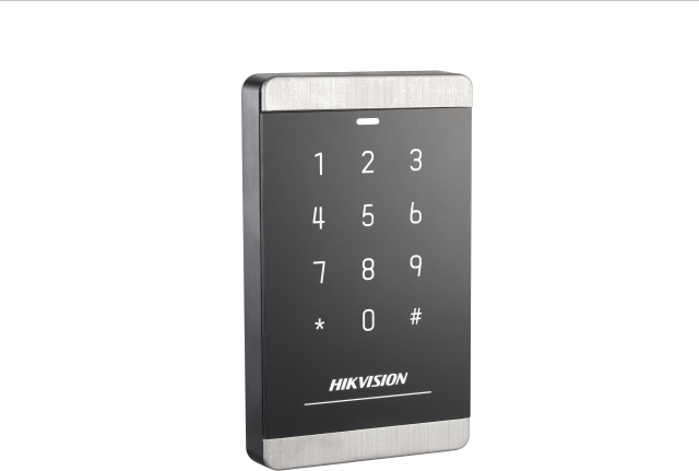 Считыватель Mifare карт Hikvision DS-K1103MK с сенсорной клавиатурой - фотография № 3