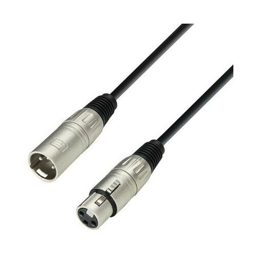 Adam hall K3 MMF 1500 аудио кабель 15 m XLR (3-pin) Черный K3MMF1500 alctron ck6 разъем xlr 3 pin m белый