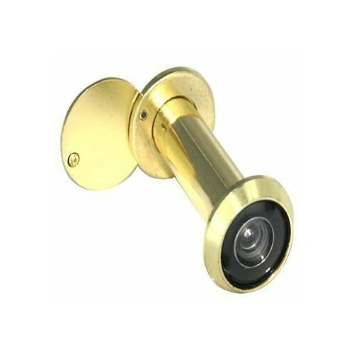 Глазок дверной MAXI Locks DV3-5590-PB с шторкой 55-90мм Полированная латунь