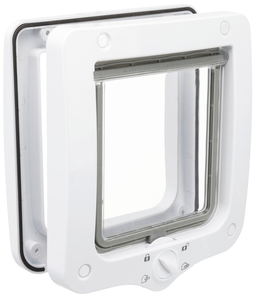 Дверца в дверь для животных TRIXIE 4-Way Cat Flap 20х22 см белый