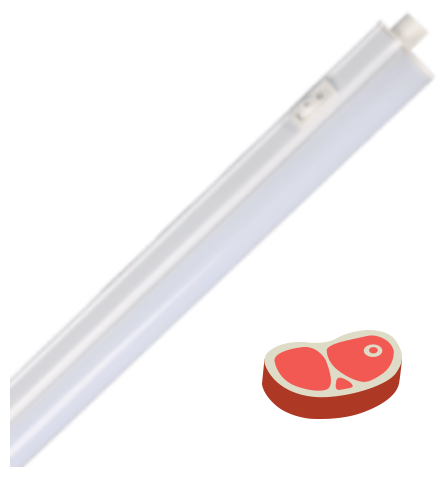 FL-LED T4- 9W MEAT 22*30*573мм 9Вт 220В светильник светодиодный для мяса без кабеля