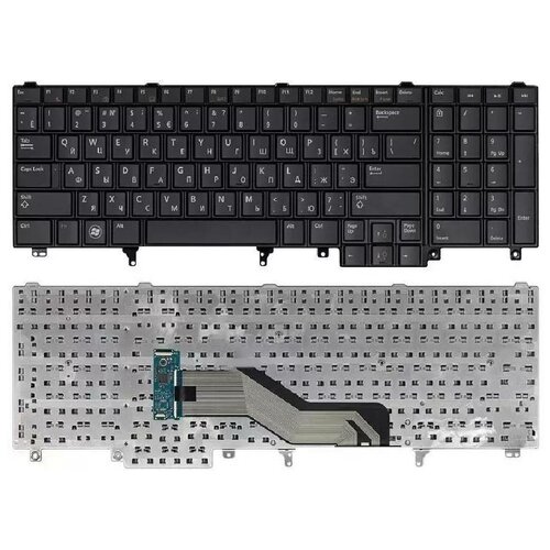 Клавиатура keyboard 9ZN5MBC00R для ноутбука Dell Latitude E5420 E6220 E6320 E6420 E6430 E6540 E6620 Series черная 1275₽