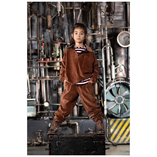 фото Брюки leya.me, размер 158, коричневый