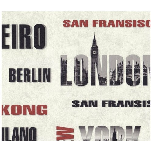 Обои Deco-Deco World Винил гт мотив 10610м белый 1299₽