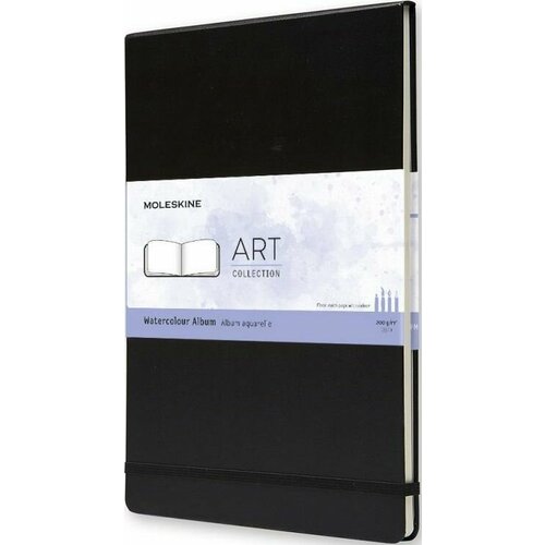 Блокнот для акварели Moleskine WATERCOLOUR A4 (ARTBF833) 60 стр. 21x27.9 см, черный