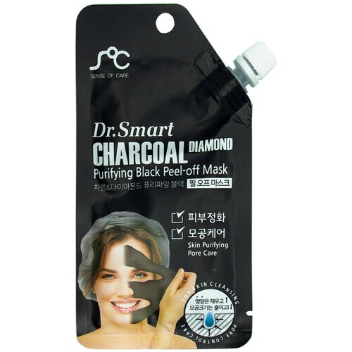 Маска-пленка DR.SMART с древесным углем, 25 мл