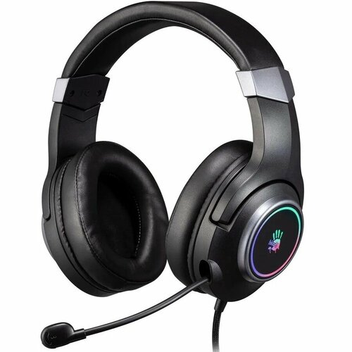 Наушники с микрофоном A4Tech Bloody G350 черный 2м мониторные USB оголовье G350 USB BLACK 493900₽