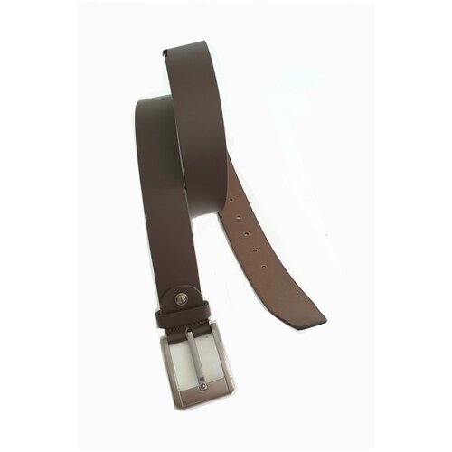 фото Ремень black buffalo bags, натуральная кожа, металл, для мужчин, длина 115 см., коричневый