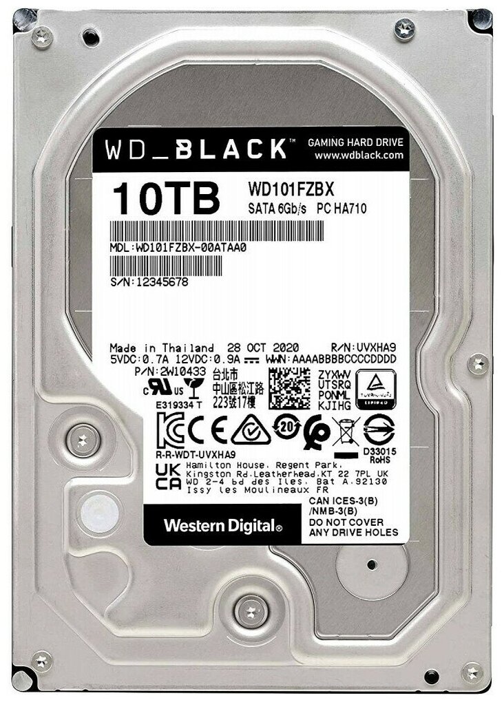 Жесткий диск Western Digital 10TB WD101FZBX