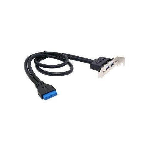 ORIENT C095, Планка портов в корпус 2xUSB 3.0, Low Profile, длина кабеля 30см, oem (31095)