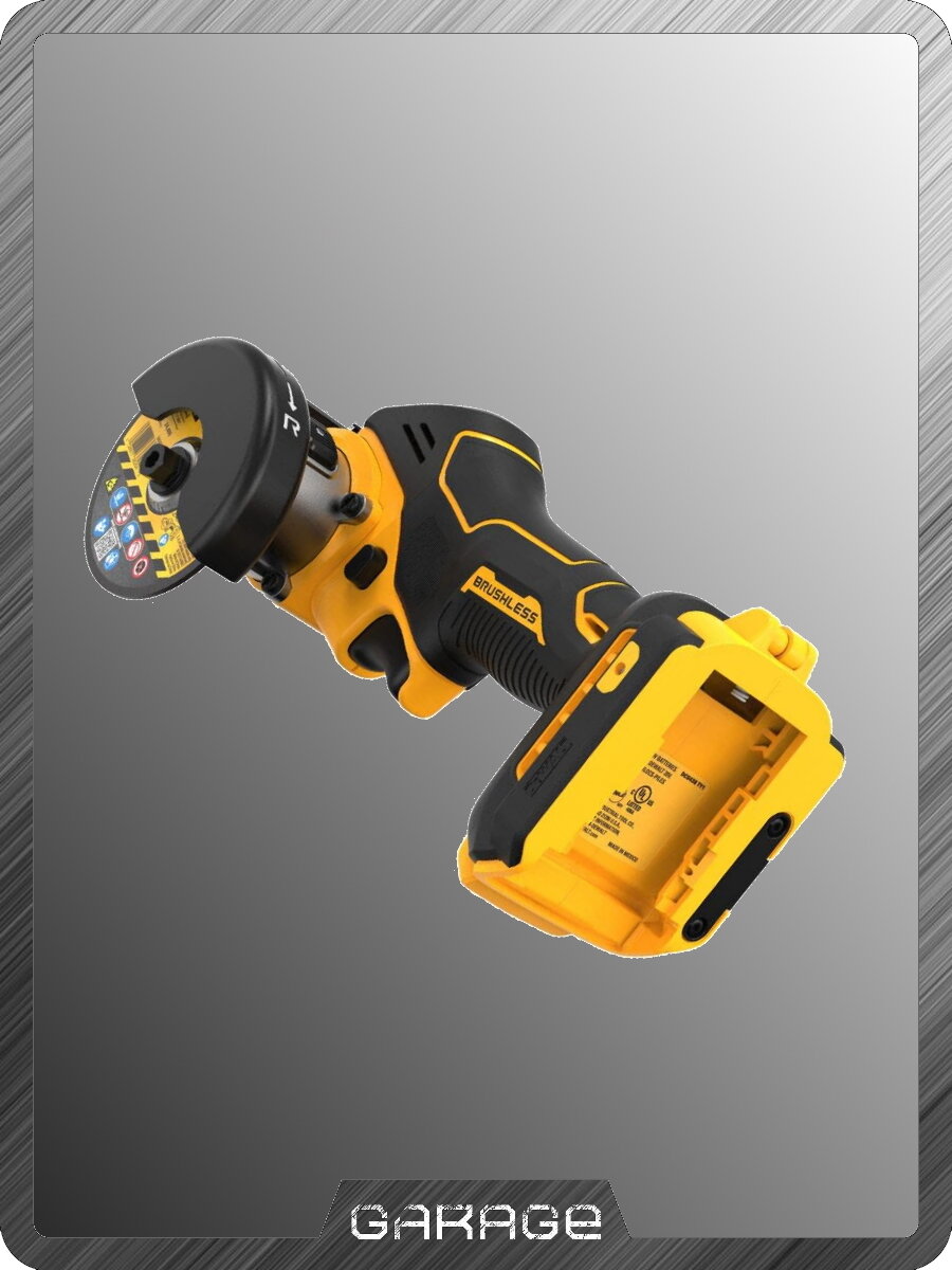 Аккумуляторная угловая шлифовальная машина DeWalt DCS438N - фото №7