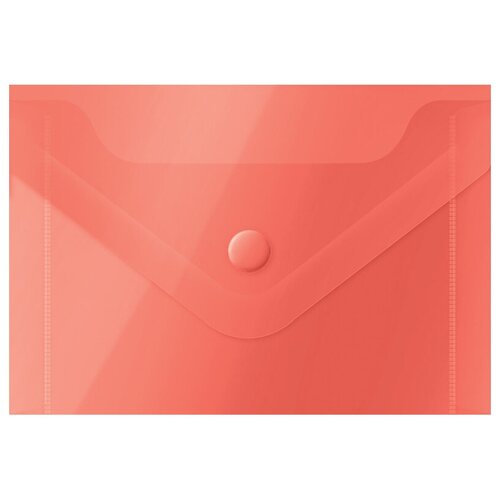 OfficeSpace Папка-конверт на кнопке OfficeSpace, А7 (74*105мм), 150мкм, красная, 40 шт. папка конверт на кнопке officespace а7 74 105мм 150мкм пластик полупрозрачная синяя