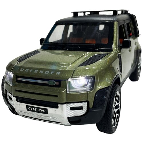 фото Металлическая машинка модель land rover range rover 1:24 21 см / металлическая коллекционная игрушка лэнд ровер рендж ровер с инерционным механизмом haowan