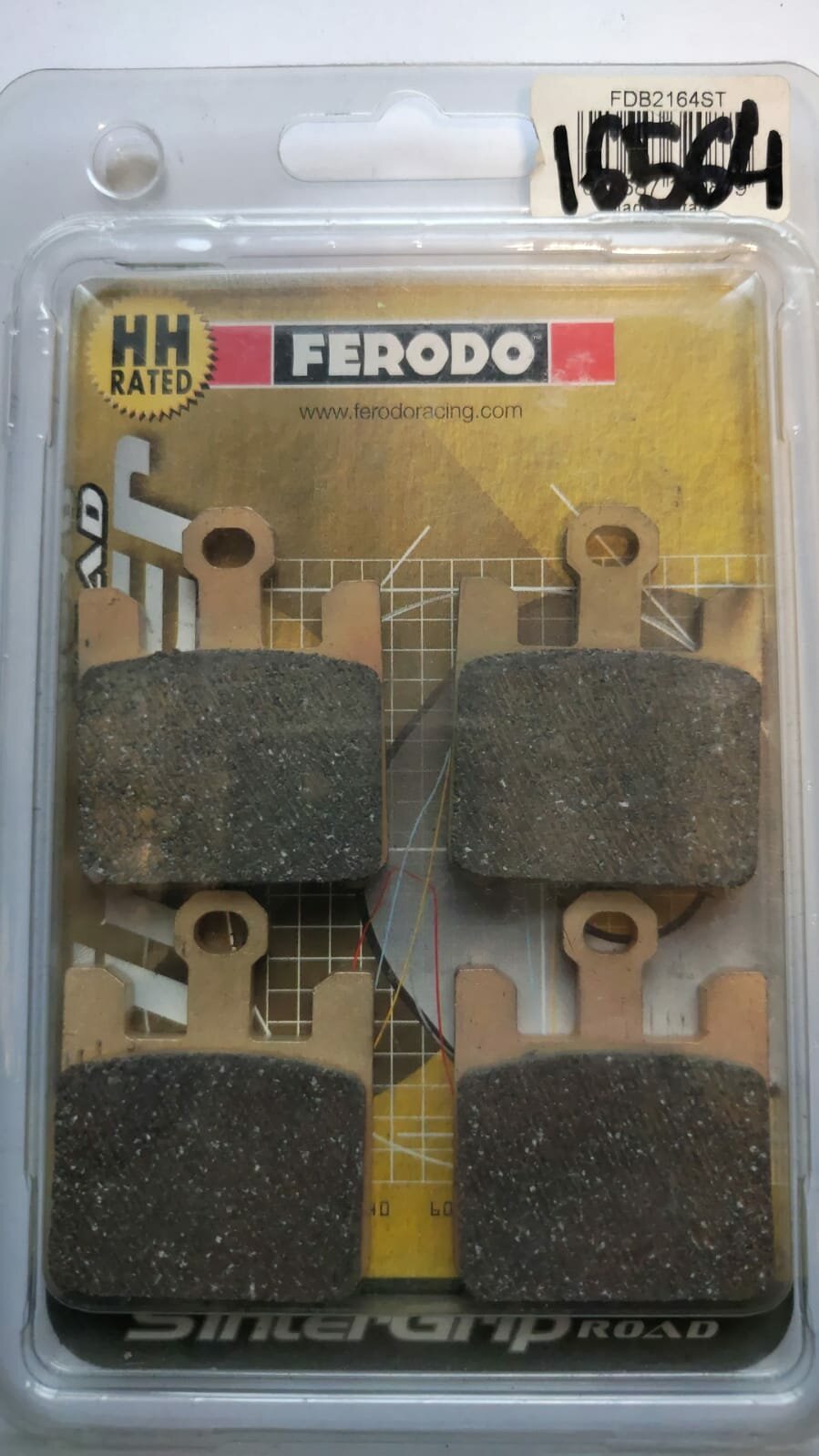 Тормозные колодки дисковые FERODO MOTO FDB2164ST