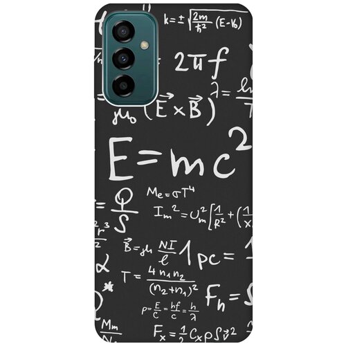 Матовый чехол E mc2 для Samsung Galaxy M23 5G / Самсунг М23 5г с 3D эффектом черный матовый чехол e mc2 для samsung galaxy m23 5g самсунг м23 5г с 3d эффектом черный