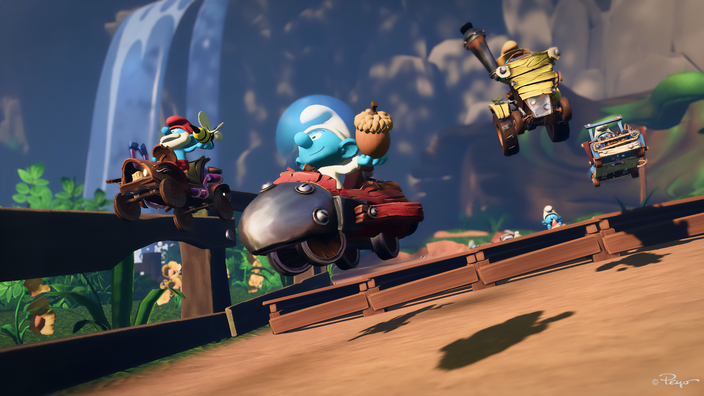 Игра PS4 Smurfs Kart, Стандартное издание - фото №4
