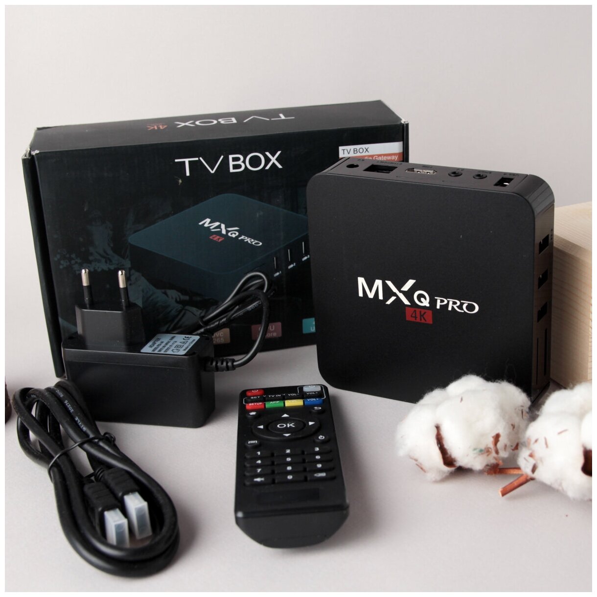 Приставка TV медиаплеер Let It Be Pro 4K /Wi-Fi для телевизора/black
