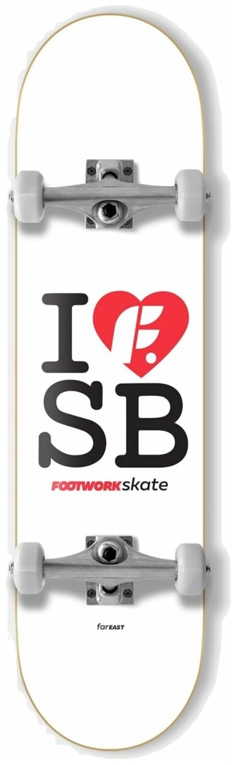 Комплект скейтборд FOOTWORK I Love Sb 8 дюйм 2022 - фото №18