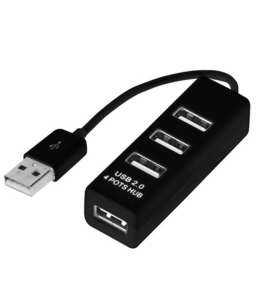 USB-концентраторы USB на 4 порта черный REXANT