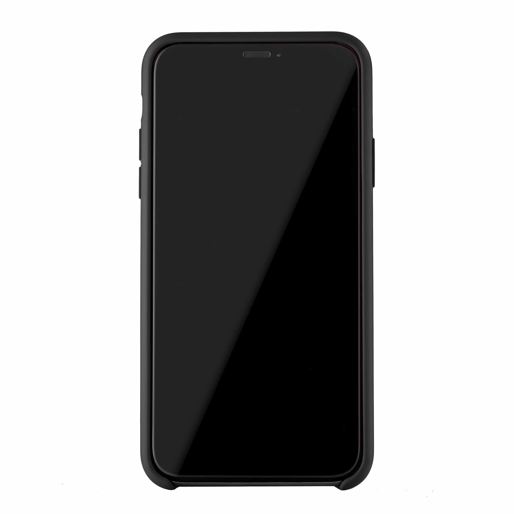 Чехол защитный Liquid Silicone LuxCase для Apple iPhone 11 Pro Max, Чёрный, 2 мм - фото №9