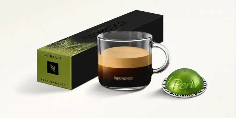 Кофе в капсулах Nespresso Vertuo Master Origins Peru Organic 1 уп. по 10 кап.