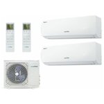 Мульти сплит-система на 2 комнаты Ecoclima СM3-H22/4DR2 + CMWM-H09/4R2-W*2 шт. (30м2 + 30м2) - изображение