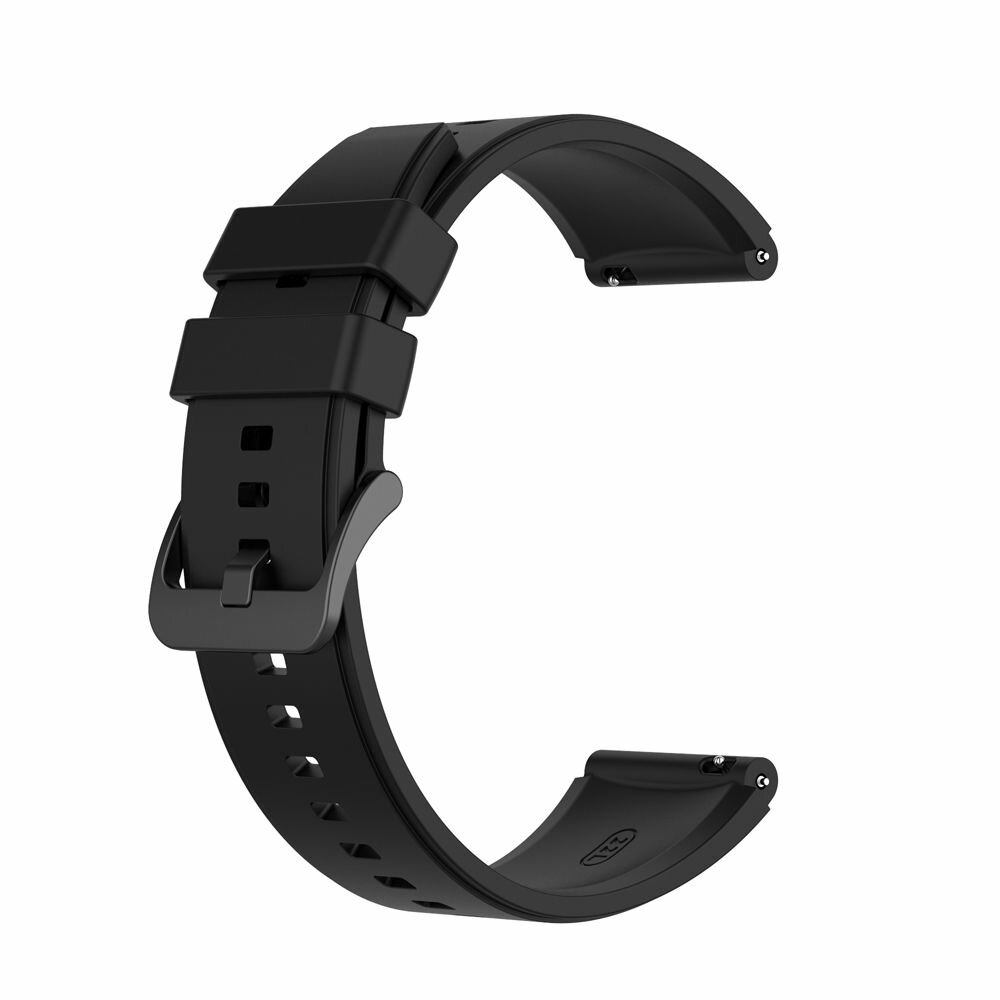 Силиконовый ремешок 22 мм для Huawei Watch GT 2 Pro - черный
