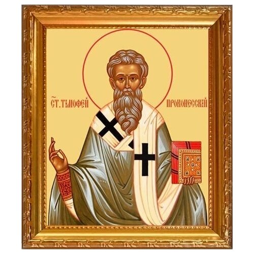 Тимофей Проконесский, епископ. Икона на холсте. святитель тимофей епископ проконесский икона на доске 8 10 см