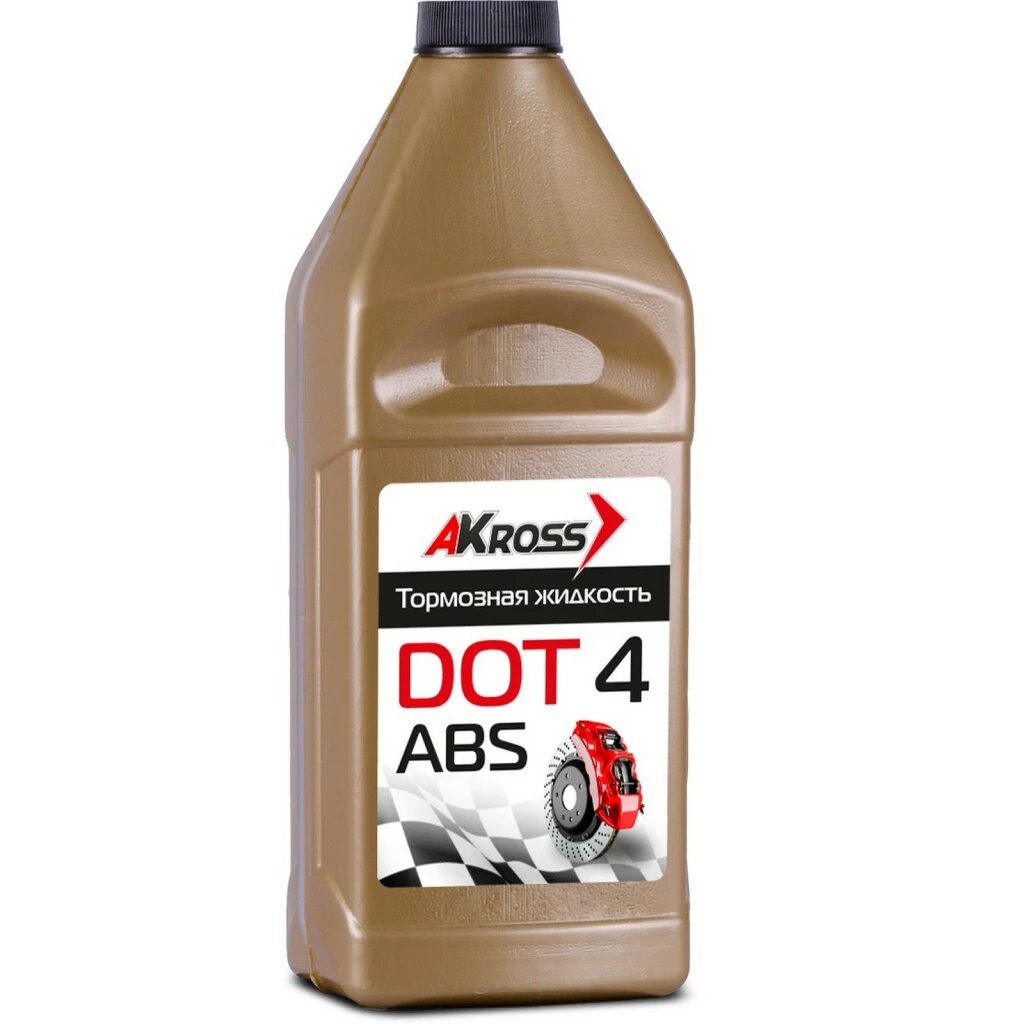 Тормозная Жидкость Dot-4 (Серебро) 910г AKross арт. AKS0004DOT — фото 3