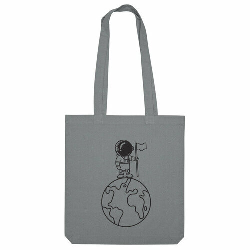 фото Сумка шоппер us basic, серый