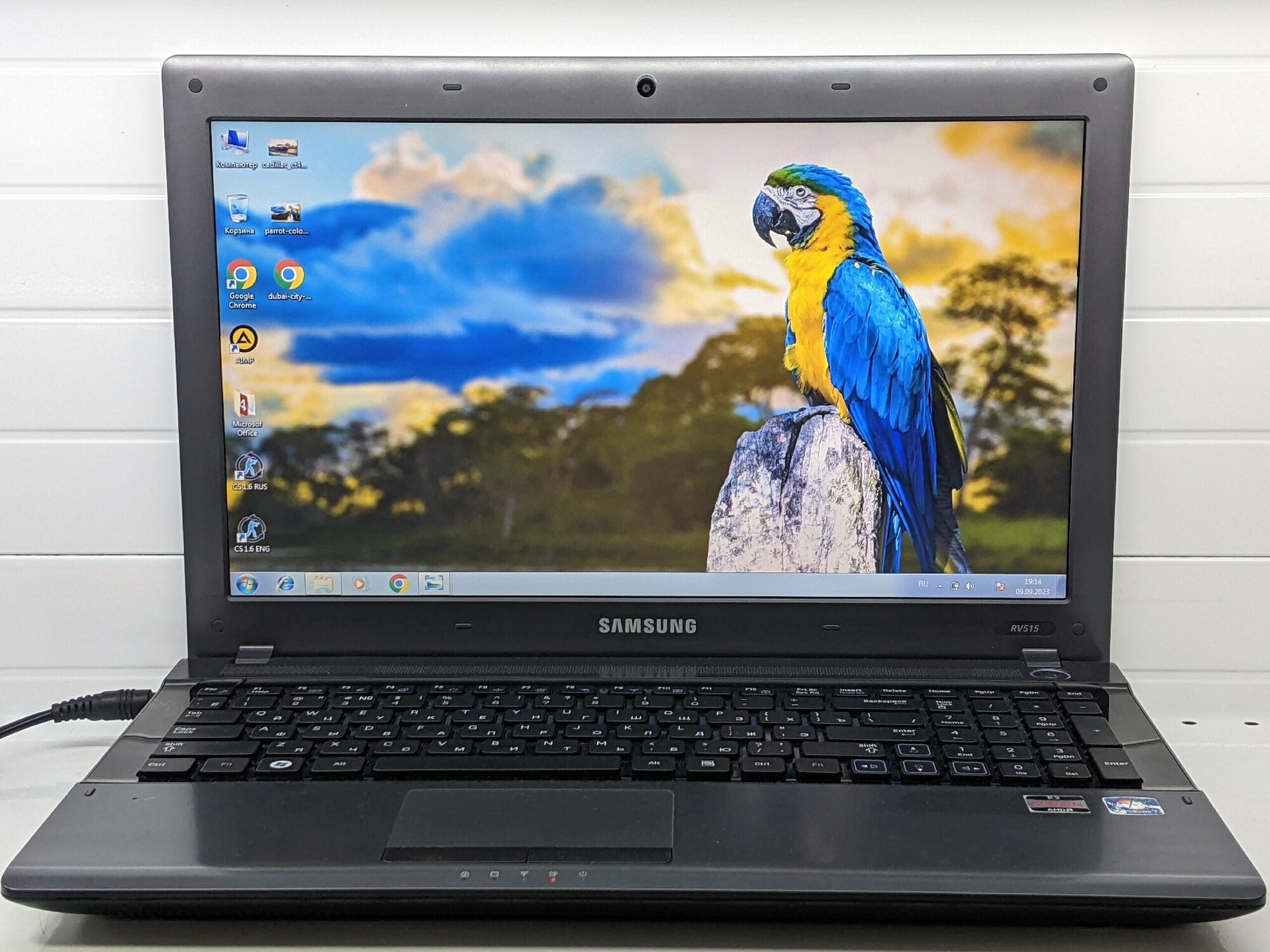 Ноутбук Samsung RV515-S07,1366x768, AMD E-450, SSD 120 GB, RAM 4 ГБ, Radeon HD 6470M, Windows 7, темно-серый